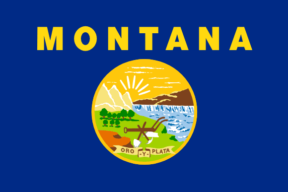 Vlag van Montana